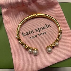 Kate Spade NWOT Gold Bracelet with Pearls